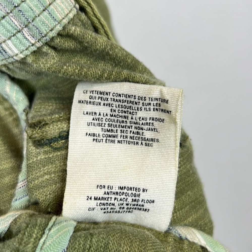 HEI HEI | ANTHROPOLOGIE Military Style Ruffled Trench Jacket XSP - Picture 11 of 12